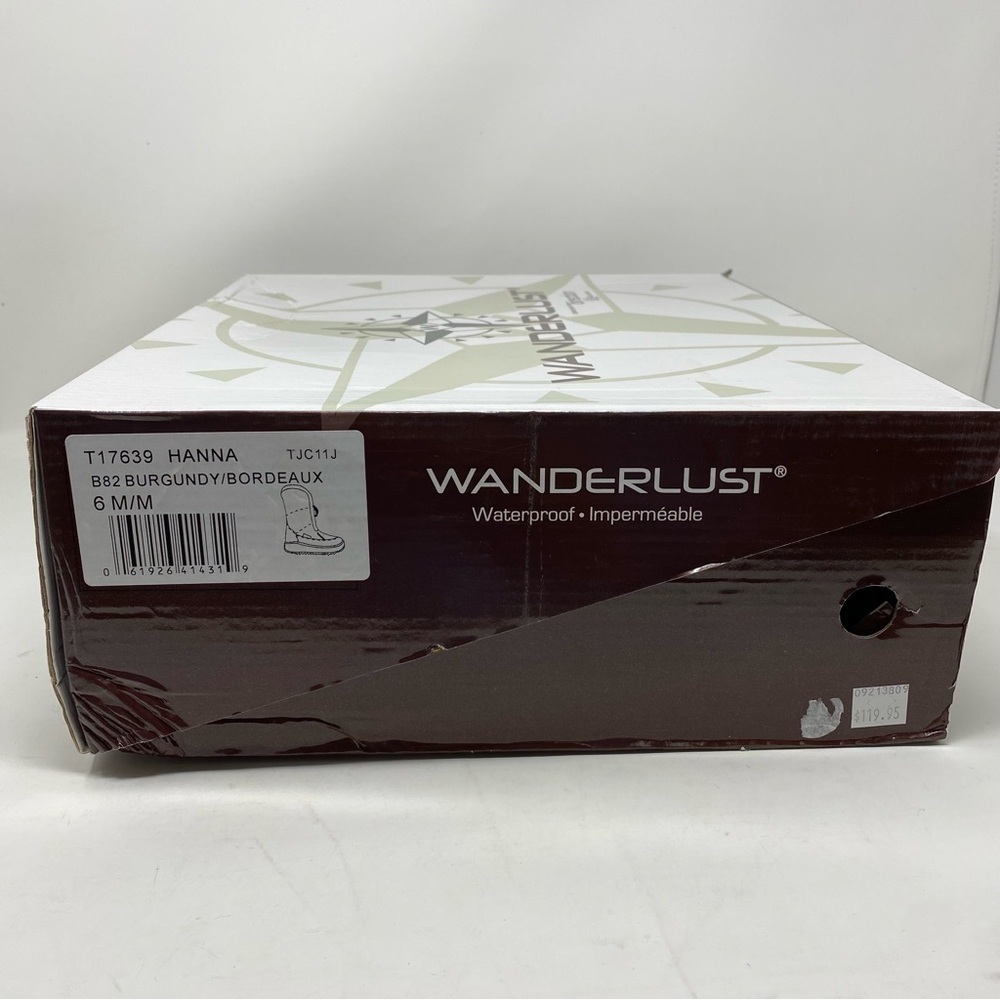 Wanderlust Women’s Hanna Warm Lined winter boots burgundy - Picture 7 of 7